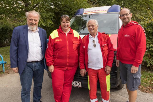 Auch der Samariterbund war beim Fest dabei. | Foto: Kulturverein Hietzing