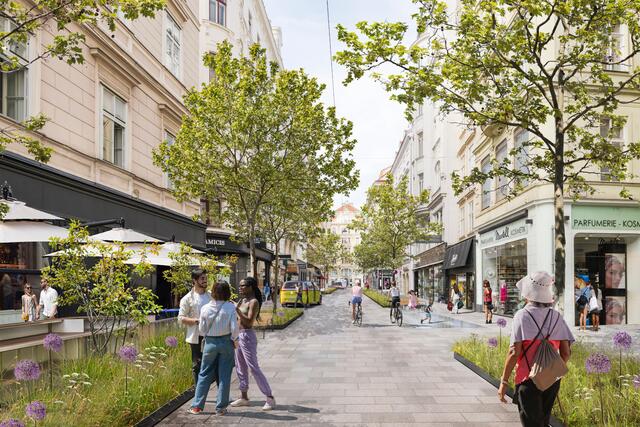 Wird die Tuchlauben künftig so ohne Autos aussehen? | Foto: K. Puxbaum