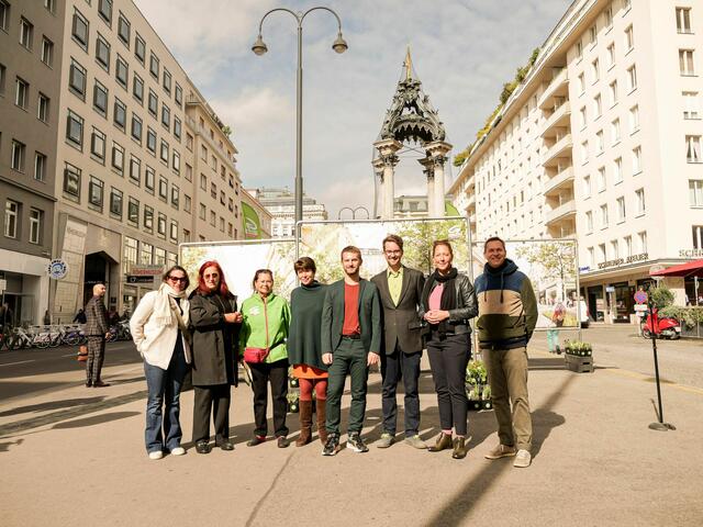 Die Grünen präsentierten, anhand von drei konkreten Beispielen, wie die Innere Stadt ohne Autos aussehen könnte.  | Foto: Grüne Wien