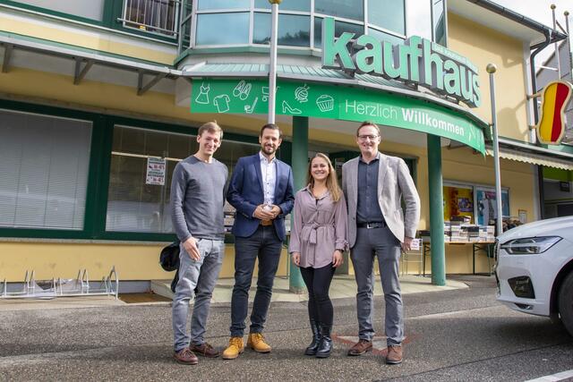  Armin Egger, LR Sebastian Schuschnig, Julia Knes und Michael Maier | Foto: Büro LR Schuschnig/Taltavull  