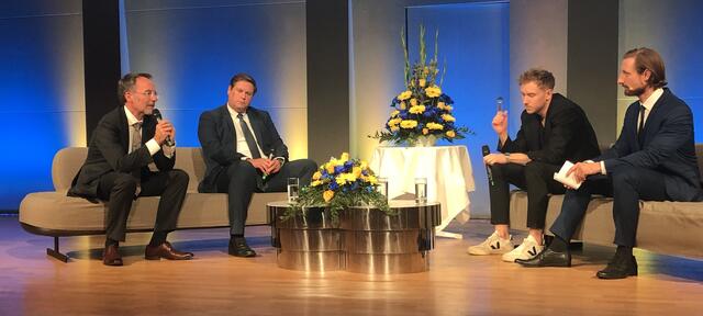 Diskussionsrunde mit Harasek, Aufreiter, Horx und Moder (v.l.) | Foto: Stockmann