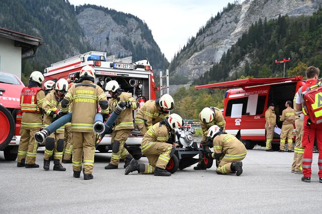 Großübung im Gasteinertal | Foto: Stefan Hafner