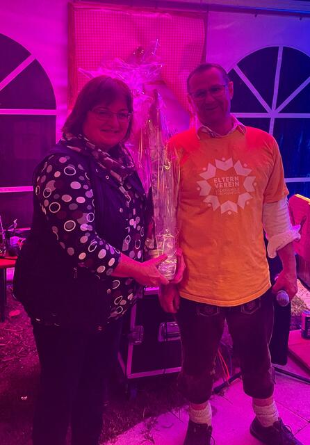 Frau Lehrer Christa Leitgeb und Hans-Jürgen Posch | Foto: Melanie Rottesteiner