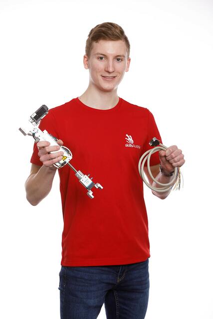 Jakob Litschauer aus Waidhofen vertritt Österreich bei der Berufsweltmeisterschaft. | Foto: WKÖ/SkillsAustria/Florian Wieser