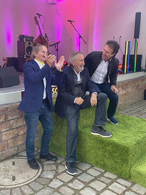 Ernst Hrabalek, Peter Rapp und Kurt Elsasser (vl). | Foto: Mario Popp