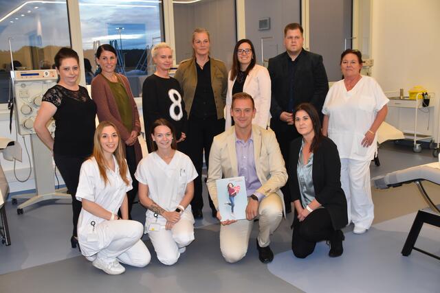 Das Team in Oberwart steht am 30. September für ihre Spenden parat. Insgesamt wurden 15 Arbeitsplätze geschaffen. | Foto: Michael Strini