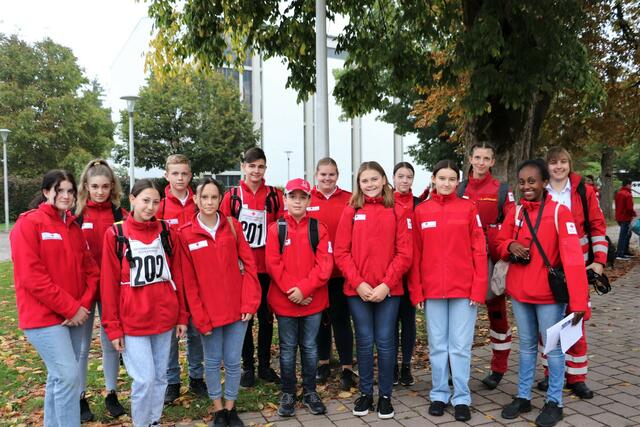 Rotkreuzjugend Leibnitz mit Betreuerin Anika Ruffenacht | Foto: Edith Ertl