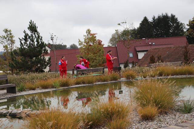 Einen Übungseinsatz gab es auch am Sankt Anna-Park | Foto: Edith Ertl