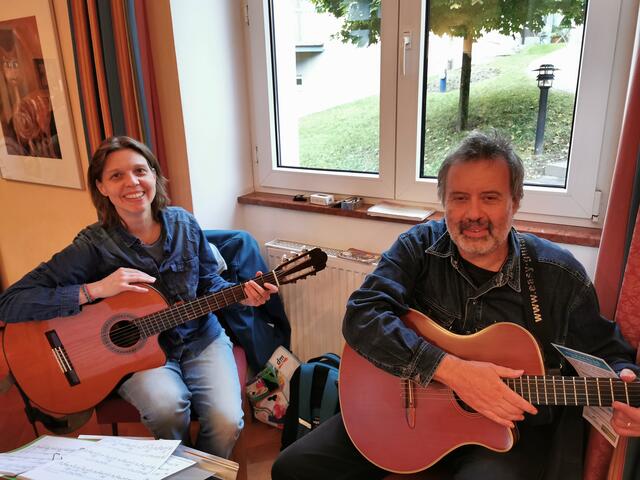 Instrumentalmusik kam von der Gruppe "Blue Gecko" | Foto: Hermine Arnold