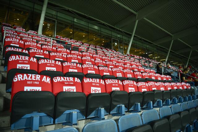 Wie in der dritten Runde des ÖFB-Cups hat der GAK heute das Heimreicht inne. | Foto: GEPA