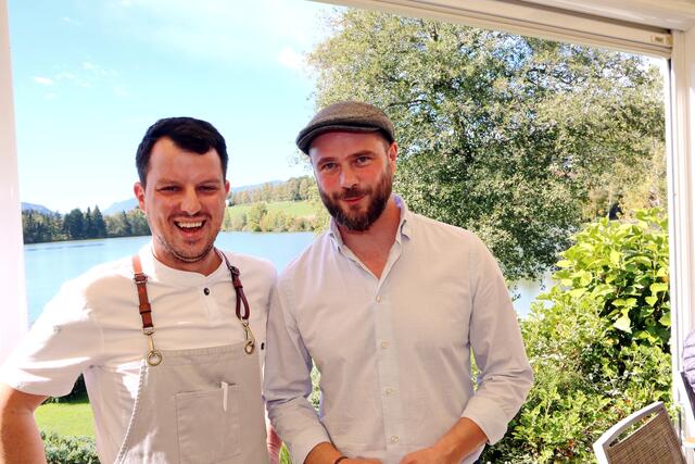 Matthias Spieß und Christoph Gräfling Freuten sich über den gelungenen Kulinarischen Herbstreigen  | Foto: www.aufgeschnappt.at