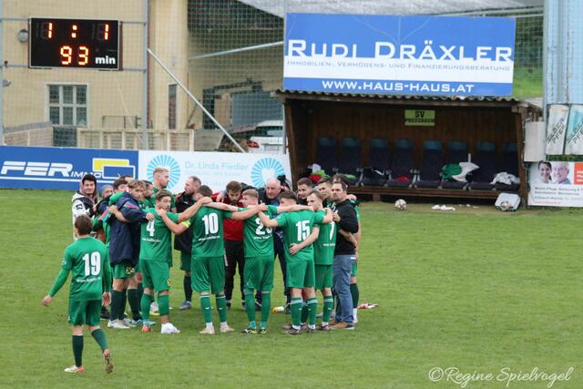 In den letzten zehn Minuten schoss die Pressbaumer Kampfmannschaft das ausgleichende Tor gegen Türnitz.