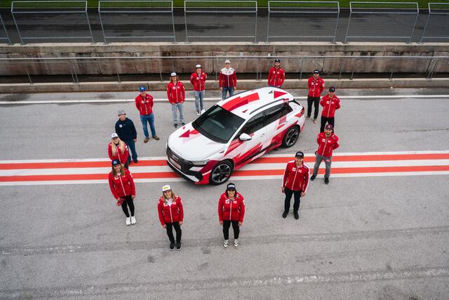 Die ÖSV-Stars freuen sich über die Vertragsverlängerung mit Audi. | Foto: Agentur LOOP New Media GmbH