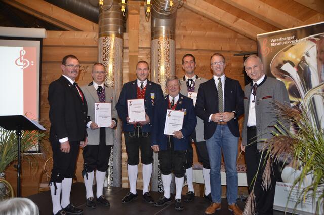 Landesrat Gantner besuchte Ehrungsabend des Vorarlberger Blasmusikverbandes und des Blasmusikbezirks Bludenz | Foto: Larissa Burtscher