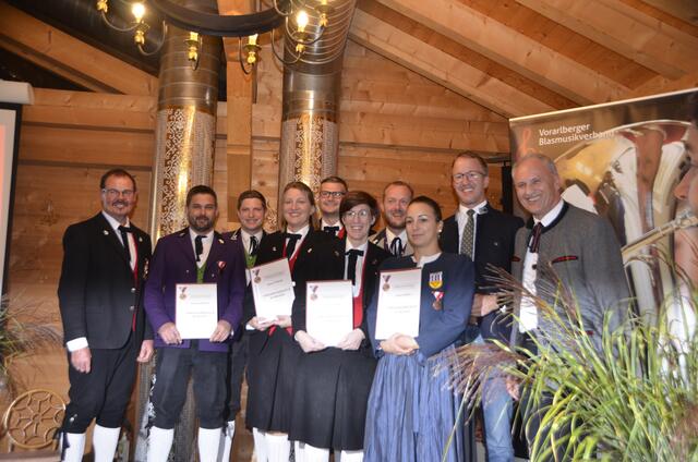 Landesrat Gantner besuchte Ehrungsabend des Vorarlberger Blasmusikverbandes und des Blasmusikbezirks Bludenz | Foto: Larissa Burtscher