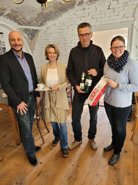v.l. Martin Fürndraht, Lydia Wiesmayer, Hannes Wiesmayer und Andrea Lautermüller | Foto: Wiesmayer sen.