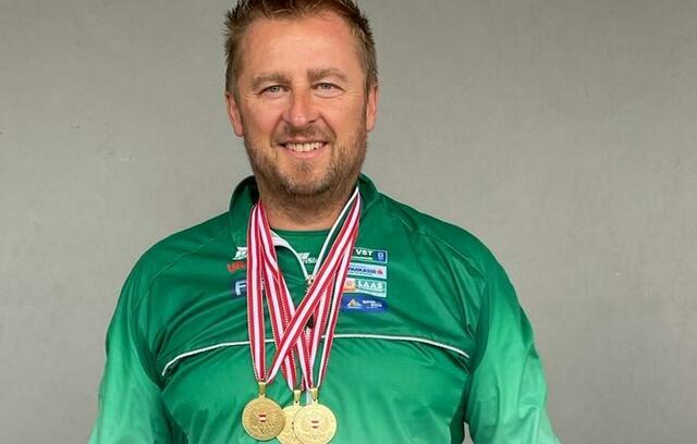 Martin Ladinig holte sich gleich mehrere Medaillen. | Foto: VST-Laas/Ladinig