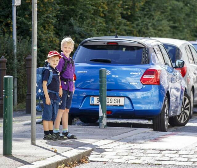 Damit der Weg zur Schule nicht an zig Autos vorbeiführt und Kinder besser gesehen wird, hat Frohnleiten rund um das Schulzentrum eine Verkehrsberuhigung geschaffen. | Foto: ARBÖ