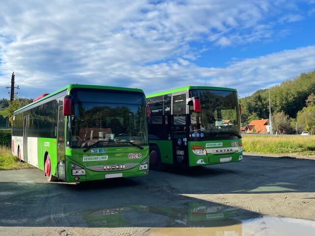 Seit Juli sind die grün weißen RegioBusse der GKB im Auftrag der Verbund Linien auch in unserem Bezirk unterwegs. | Foto: Veronik