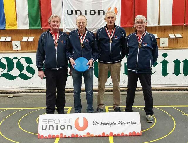 Hubert Eder, Franz Obermaier, Günther Kapeller, Heinrich Kapeller (v.l.) | Foto: Union Atzbach