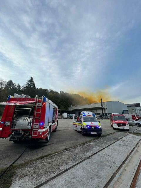 Kürz nach 9 Uhr gab die Gemeinde Ragnitz Entwarnung, was den Chemieunfall in den frühen Morgenstunden betraf. | Foto: FF St. Georgen
