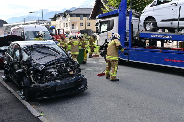 Die Aufräumarbeiten in Oberalm sind voll im Gange. | Foto: Martin Schöndorfer, 2022