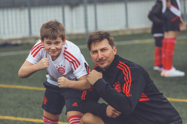 Alle Kinder hatten großen Spaß und eiferten ihren Fußball-Idolen nach.  | Foto: Patrick Vranovsky