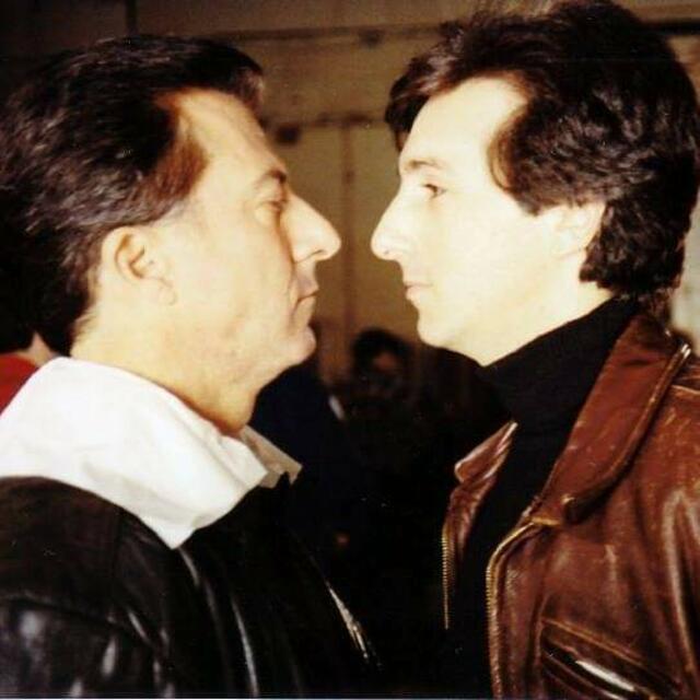 Marc Baron (r.) sieht Dustin Hoffman zum Verwechseln ähnlich. | Foto: Baron