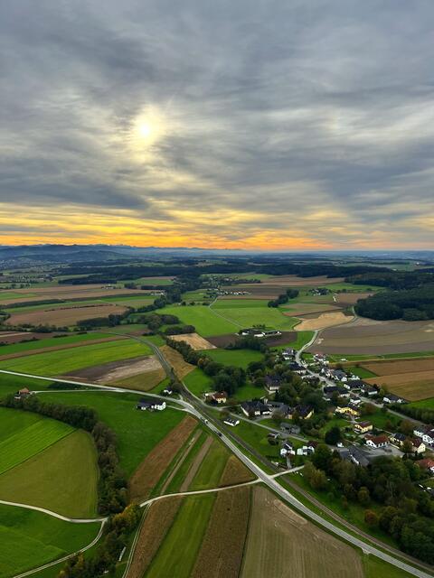 Blickrichtung Südwesten, kurz nach dem Start.

 | Foto: Franz Dörr