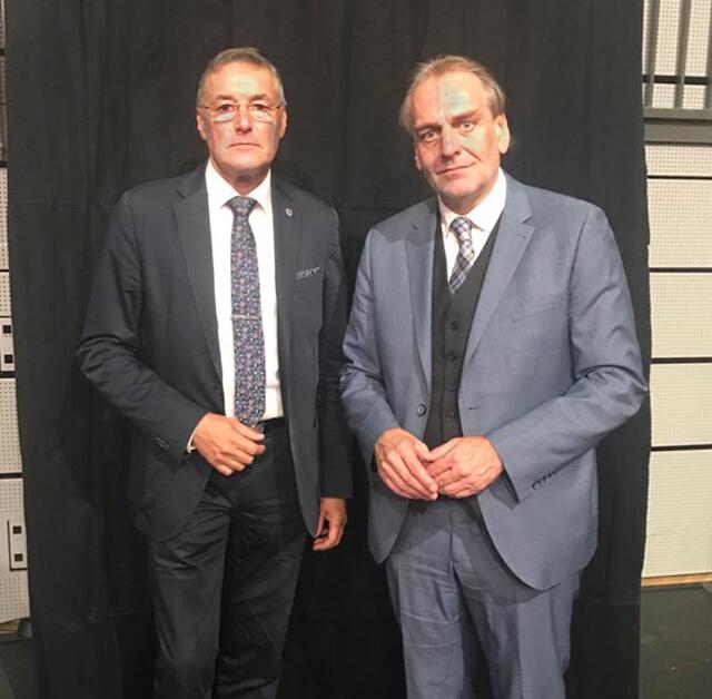 Bürgermeister Ludwig Deltl und Andreas Kollross. | Foto: privat