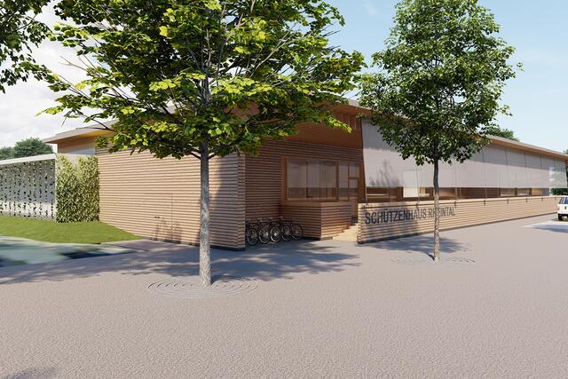 Das neue Schützenhaus in Lustenau ist ein Vorzeigeprojek | Foto: Handout: Wolfgang Ritsch