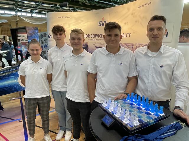 Schach Matt: "Game of Strategy“ stellen die Lehrlinge bei SVI vor. | Foto: Veronik