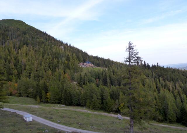 Blick zum Waxriegelhaus