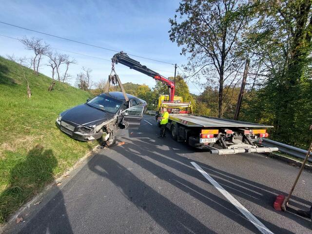 Der Unfall ereignete sich gegen 15 Uhr. | Foto: FF Leutschach