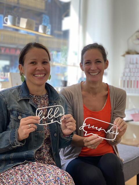 Andrea Ortner und Brigitte Grünwald freuen sich über das neue Angebot. | Foto: A. Fischer