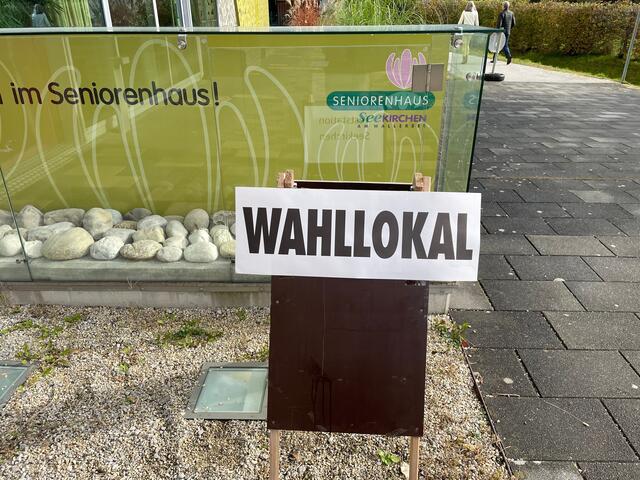Der Andrang im Wahllokal war überschaubar. | Foto: Gertraud Kleemayr