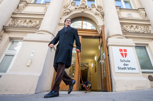Wallentin nach der Stimmabgabe in Wien. | Foto: APA Picturedesk/Hochmuth