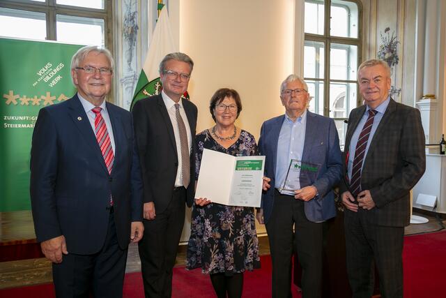 Erich Mitterbäck aus St. Gallen wurde für sein Lebenswerk ausgezeichnet. | Foto: Stmk/Frankl