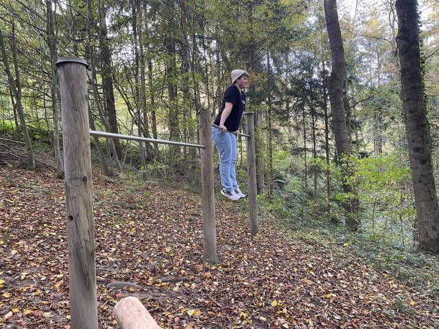 Jakob Zederbauer turnt an der Reckstange | Foto: Pauline Schauer