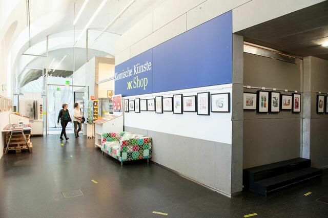 Die Galerie der Komischen Künste zieht im Jänner 2023 aus dem MuseumsQuartier aus.  | Foto: Galerie der Komischen Künste