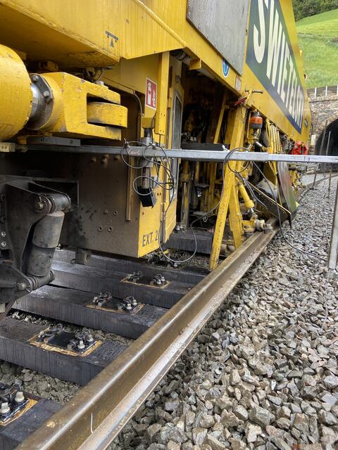 Im Brixental wurde an der Bahnstrecke gearbeitet. | Foto: ÖBB