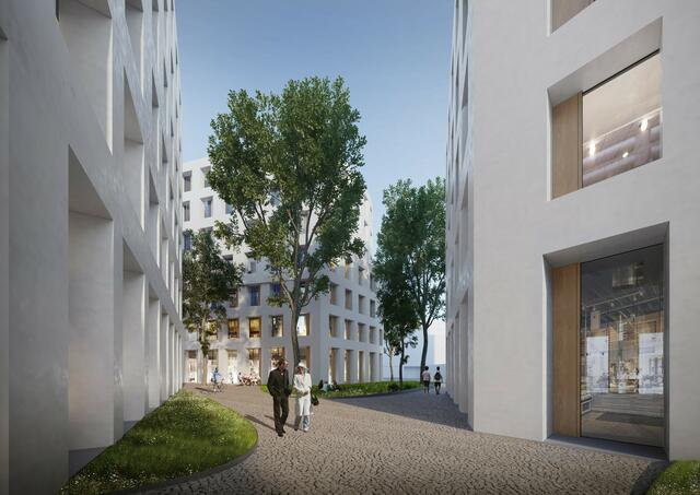 So soll sich das Ensemble künftig ins Grätzl einfügen. | Foto: Jaroslav Gereg