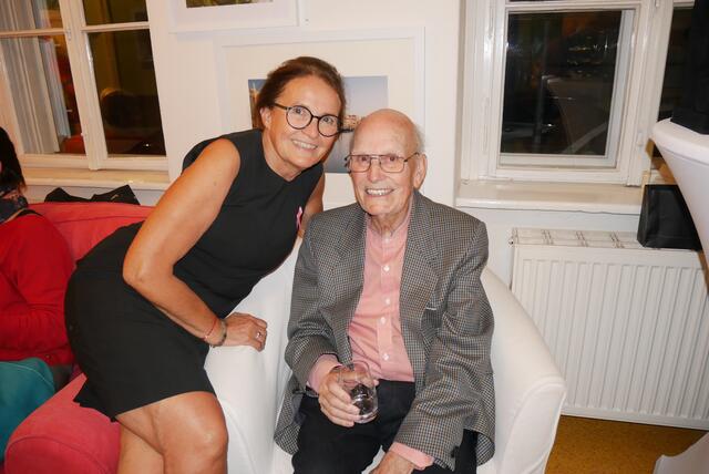Frau Dr. Susi Kunz mit ihrem Vater Gottfried Kunz | Foto: Carina Fröhlich