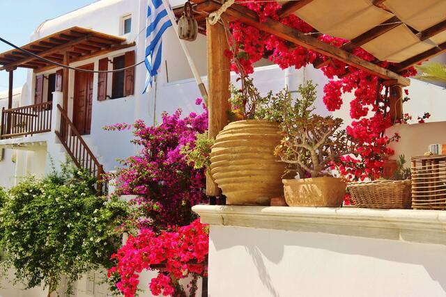 Multimediaschau "Trauminseln in Griechenland": Ansicht aus Mykonos | Foto: Peter Löwenstein