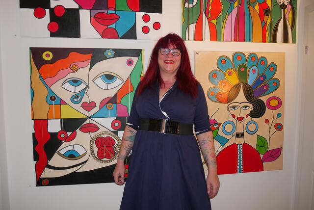 Künstlerin Tünde Wagner gewann mit ihren Kunstwerken bereits einige Preise. | Foto: Carina Fröhlich