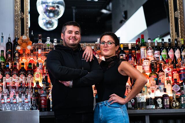 Chance 1:9 auf den Sieg: Josef-Mario und Ruzica Zmugg vom Café &amp; Pub WiesàVis. | Foto: MeinBezirk