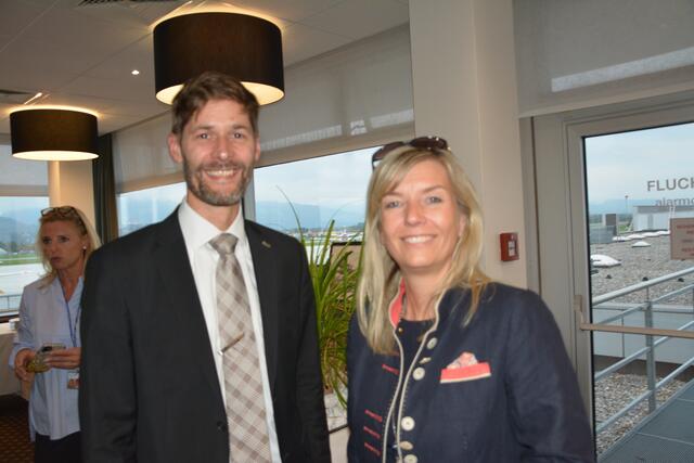 Alexander Öppinger und Barbara K. Winkl bei der Business Travel Lounge | Foto: Anna-Katharina Wintersteller