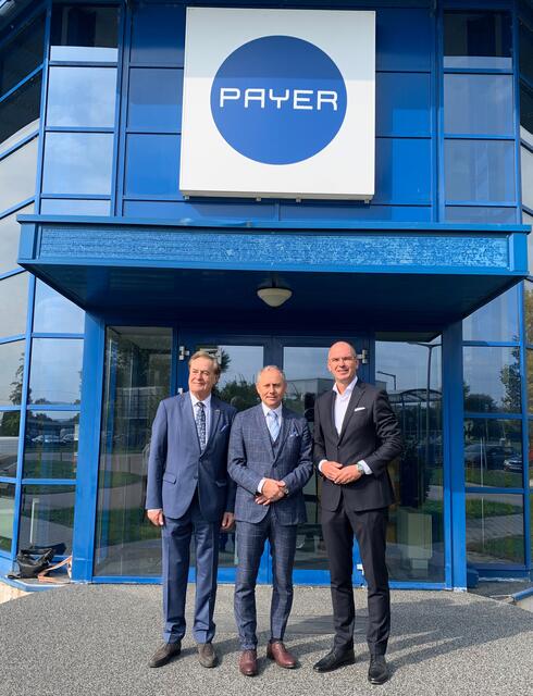Am ungarischen Standort: Rudi Roth, Andor Nagy und Michael Viet (v.l.) | Foto: PAYER