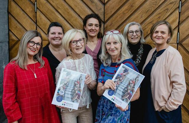 Das Kernteam von Mühlviertel Kreativ: Martina Haberkorn, Romana Marihart, Maria Ruhsam, Annegret Ziegler, Christa Oberfichtner, Karin Fürst, Andrea Haneder (v.l.n.r.) und Erwin Atzmüller (nicht im Bild). | Foto: Mühlvietel Kreativ