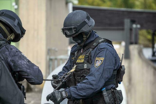 Die alarmierte Polizei rückte mit Spezialkräften der WEGA aus und nahm den Mann widerstandslos fest. (Symbolfoto) | Foto: LPD Wien
